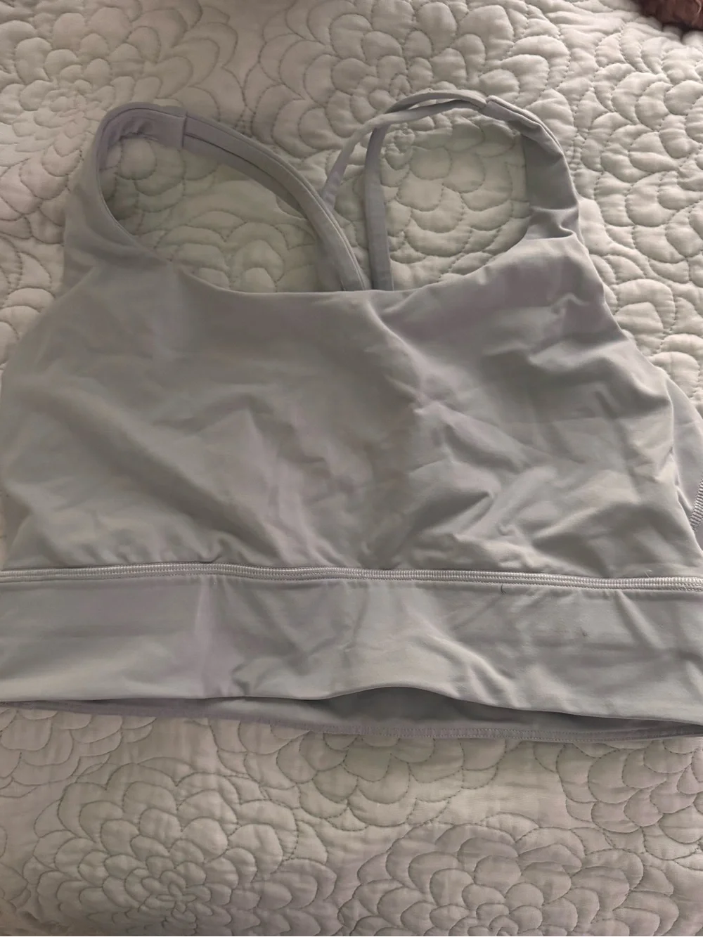 lululemon athletica pale green energy long line bra